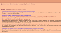 Desktop Screenshot of edengrace.org